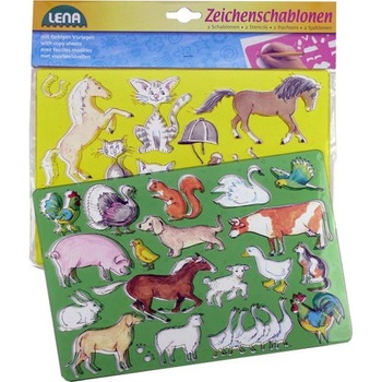 Lena Kreslící šablony koně kočky