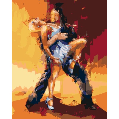 ZUTY Malování podle čísel RUMBA Rozměr 80 x 100 cm Rámování bez rámu a bez vypnutí plátna