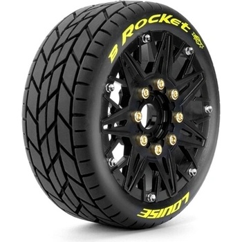 Louise RC B-ROCKET SOFT 1/8 0 a 1/2 offset 17mm odnímatelný hex Černé disky 2 ks