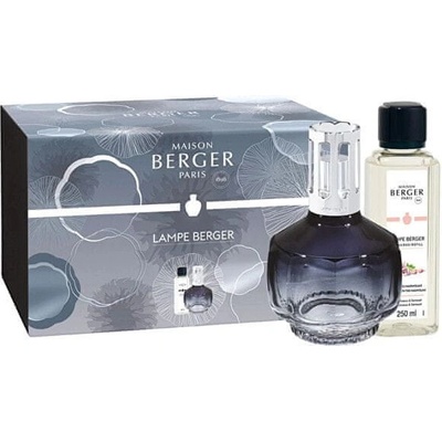 Maison Berger Paris Dárková sada katalytická lampa Molecule půlnoční modrá + náplň Pod Magnoliemi 250 ml – Zboží Dáma