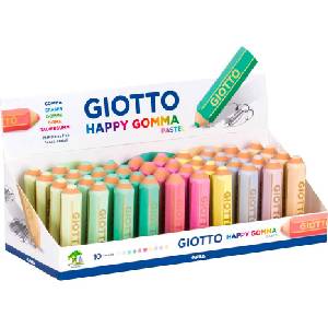 GIOTTO Гумичка GIOTTO Happy Gomma молив с форма на пастелни цветове 234000 (234000)