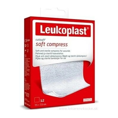 BSN Medical GmbH LEUKOPLAST CUTISOFT SOFT COMPRESS 12 ks