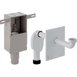 Geberit - Комплект за мивка с миризмозащитен клапан, хоризонтален изход, алпийско бяло 151.120. 11.1 (151.120.11.1)