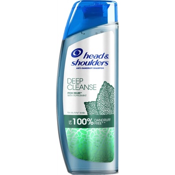 Head & Shoulders Deep Cleanse Itch Relief with Peppermint šampón na vlasy proti lupinám 300 ml