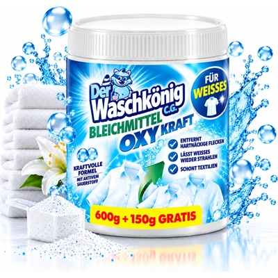 Waschkönig Oxy Kraft bělidlo a odstraňovač skvrn 750 g – Hledejceny.cz