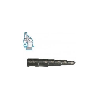 Powerbor Стъпално свредло Ø 10-12-14-16-18 mm (x12 mm), HSS, Weldon 19 (19X10M5)