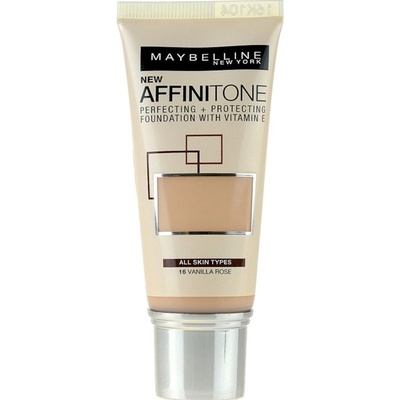 Maybelline Sjednocující make-up s HD pigmenty Affinitone Hydrating Tone-One-Tone Foundation 16 Vanilla Rose 30 ml