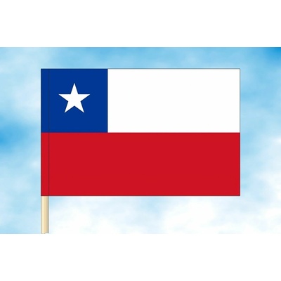 LIBEA, s.r.o. Vlajka Chile Rozměr: 30×45 cm, Uchycení: Návlek na žerď