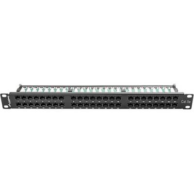 Lanberg patch panel 48 port 1U CAT. 5E, black (PPU5-1048-B)