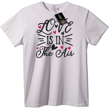 NOONEBRAND Тениска Любовта е във Въздуха - XS, White