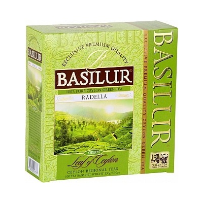 Basilur Leaf of Ceylon Radella balení čajů: porce 100 ks