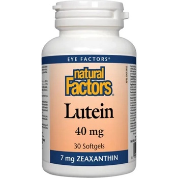 Natural Factors Lutein, 40 mg, 30 софтгел капсули, Natural Factors (1034 NF)