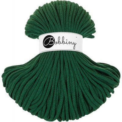 Bobbiny bavlněná šňůra PREMIUM 5mm pine green