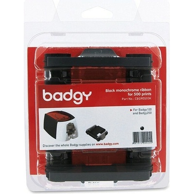 BADGY Monochrome, černá páska pro tiskárny Badgy (CBGR0500K)