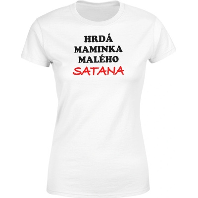 IMPAR Tričko Maminka satana trička Bílá