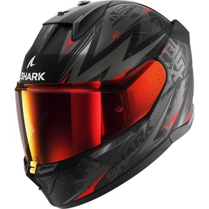 Shark SHARK, Integral Helmets Motorcycle D-SKWAL 3 BLAST-R Mat Black Anthracite Red KAR, S - HE0921EKAR Мотоциклетна каска, шлем