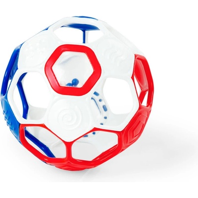 OBALL Hračka Oball RATTLE GOALS 10 cm Red White & Blue