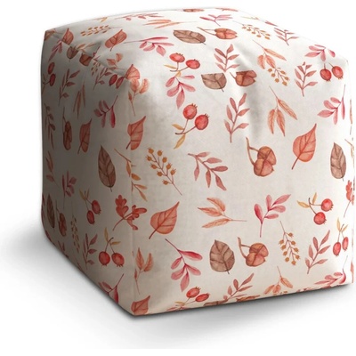 Sablio Taburet Cube Podzimní harmonie: 40x40x40 cm
