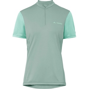 Vaude Дамска фланелка с къс ръкав за колоездене Vaude Women's Matera Half Zip Tricot Cycling jersey - Dusty Fern - размер 40 (EU) (156-2549-0514)
