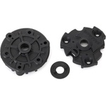 Traxxas Притискател кожух за съединител Housing, cush drive (front & rear halves) TRX7793X (TRX7793X)