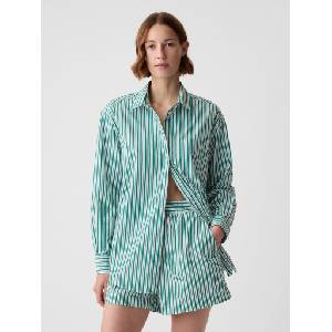 GAP Райета риза oversize GAP GAP | Zelen | ЖЕНИ | XS