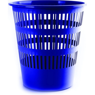 Koš odpadkový PVC děrovaný 12l. modrý