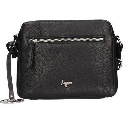 Lagen dámská kožená crossbody kabelka BLC-23/2627 BLK