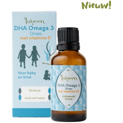 Laveen Omega-3 pre bábätká a deti kvapky s vitamínom D3 30 ml