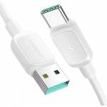 Joyroom Multi-Color Series A14 USB-A/USB-C 3A-Kabel 1, 2 m - Weiß