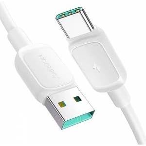 Joyroom Multi-Color Series A14 USB-A/USB-C 3A-Kabel 1, 2 m - Weiß