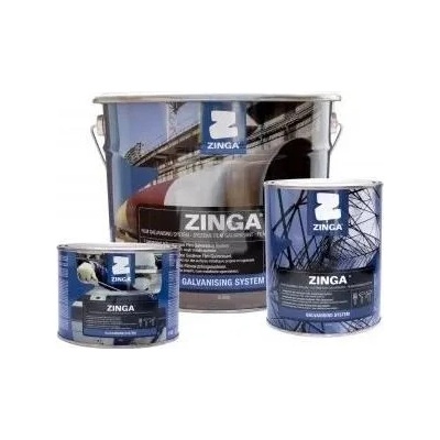 ZINGA Zinga - farba na galvanizáciu za studena - kovovo šedá - 25 kg