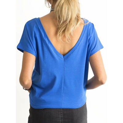 T shirt RV TS 4662.35P dark blue svetlomodrá