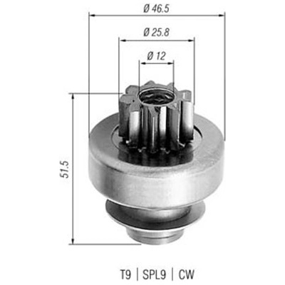 MAGNETI MARELLI Pastorek, startér 940113020240