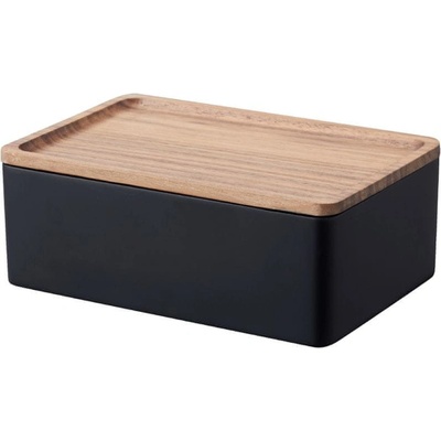 YAMAZAKI Úložný box Rin 5166 černý