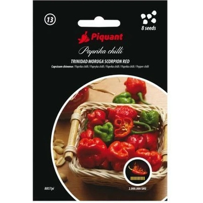 Piquant TRINIDAD MORUGA SCORPION RED semínka chilli papriček 8 s