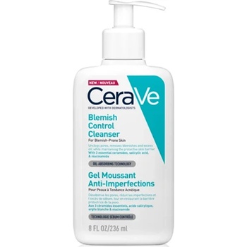 CeraVe Facial Cleansers Blemish Control Cleanser почистващ гел против несъвършенствата на акнозна кожа унисекс 236 мл