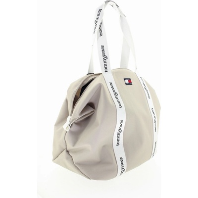 Tommy Hilfiger dámská smetanová textilní kabelka AW0AW18461AEP-618