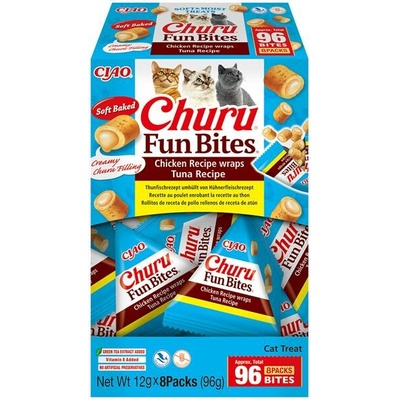 Churu Pamlsok Inaba Fun Bites dog kura s tekvicou 4 x 12 g