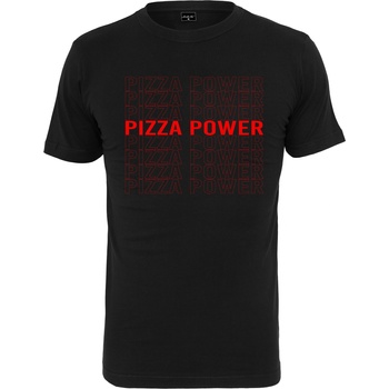 Mister Tee Мъжка тениска в черен цвят Mister Tee Pizza Power Tee black UB-MT1596-00007 - Черен, размер XL