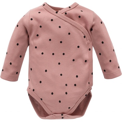 Pinokio Tres Bien Zavinovací body s dlouhým rukávem Pink Dots