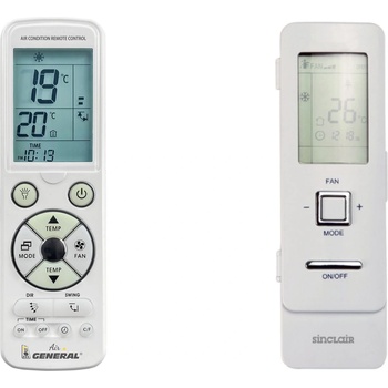 General Sinclair ash-24bis2, ash-09bis/b, ash-13bis2/w - луксозно с подсветка дистанционно управление (ash-24bis2, ash-09bis/b, ash-13bis2/w)