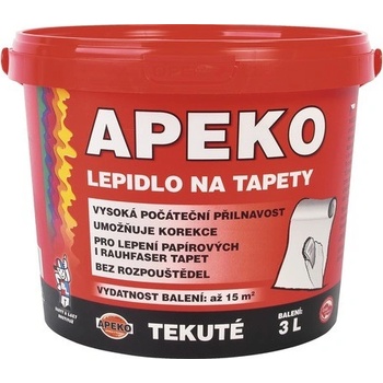 BARVY A LAKY HOSTIVAŘ Apeko tekuté lepidlo na tapety, 3 l