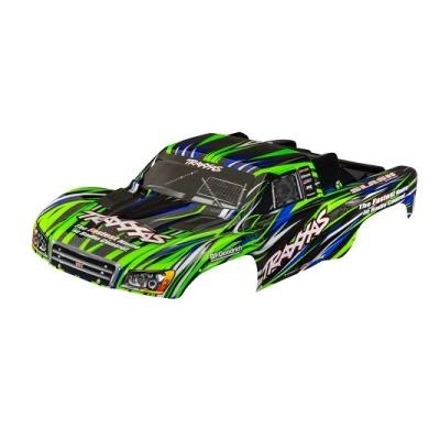 Traxxas каросерия Slash 1: 10 зелена безщипкова