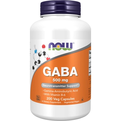 Now Foods GABA 500 mg 200 veg kapsúl