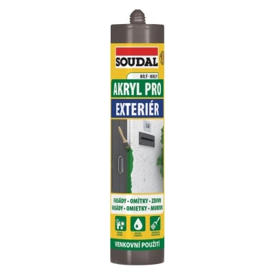 SOUDAL Akryl pro exteriér 300 ml bílý