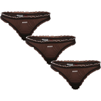 HUGO 3PACK dámske tangá (50550109 001) čierne