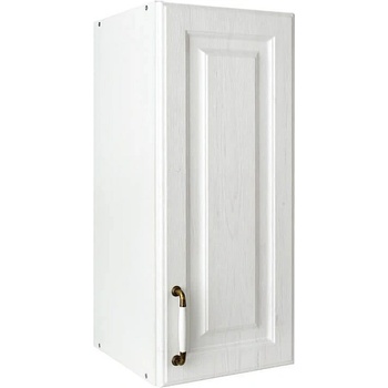 Matis Кухненски шкаф горен с една врата rustic v30 бял