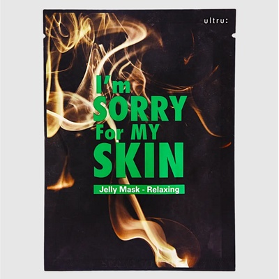 I'm sorry for my skin Успокояваща желирана шийт маска за лице (дим) I'm Sorry for My Skin Relaxing Jelly Mask SMOKE