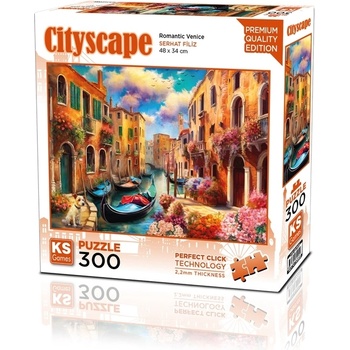 KS Games Пъзел KS Games от 300 части - Романтична Венеция (19259)