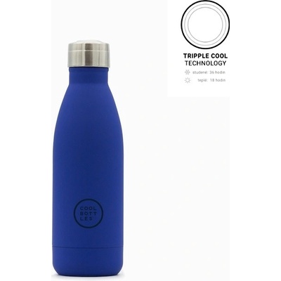 Cool Bottles Nerezová termolahev Vivid Blue třívrstvá 350 ml
